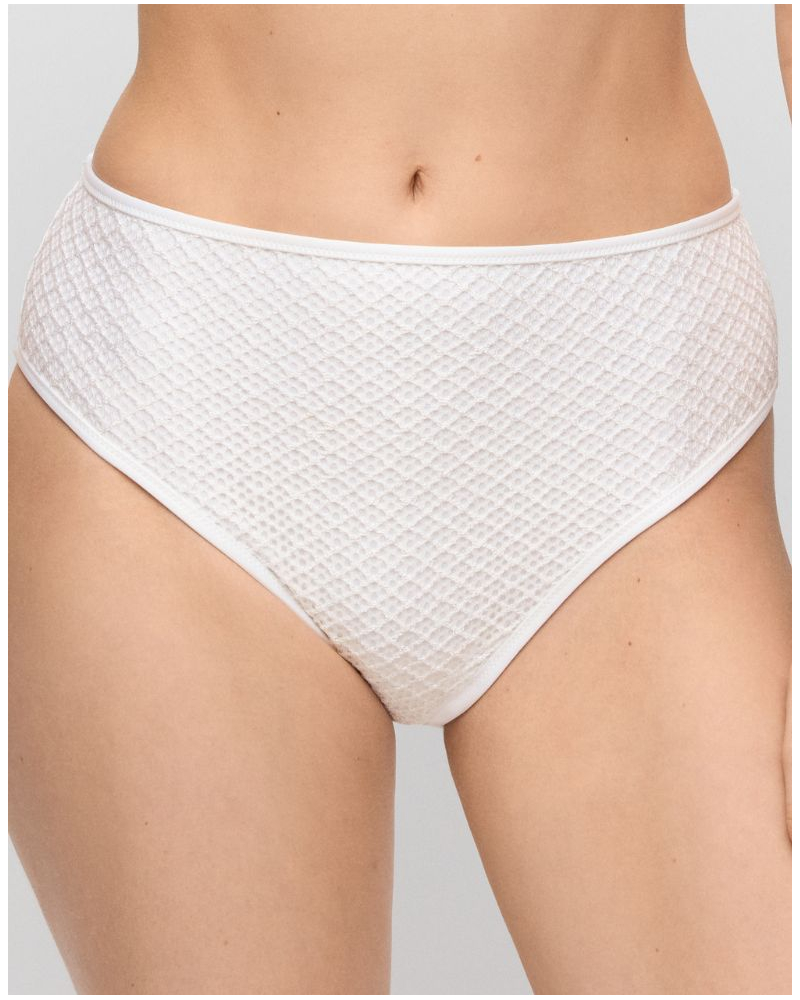 Bikini de cintura alta Marie Jo Bain Taleah (Elfin White)