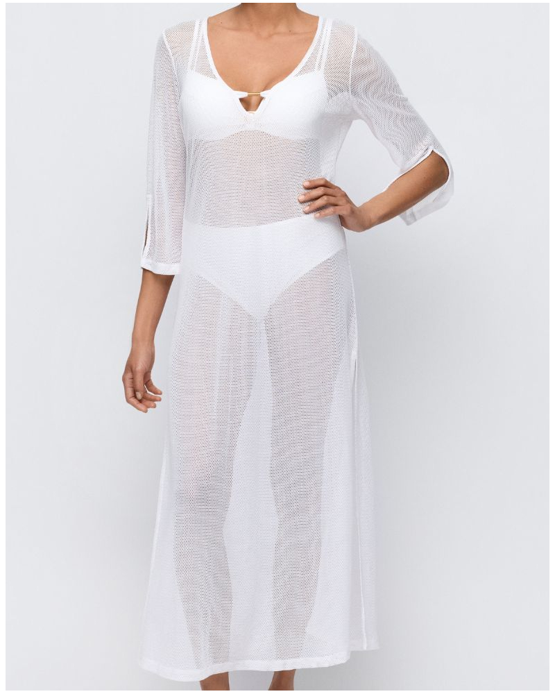 Kaftan de plage Marie Jo Bain Taleah (Elfin White)