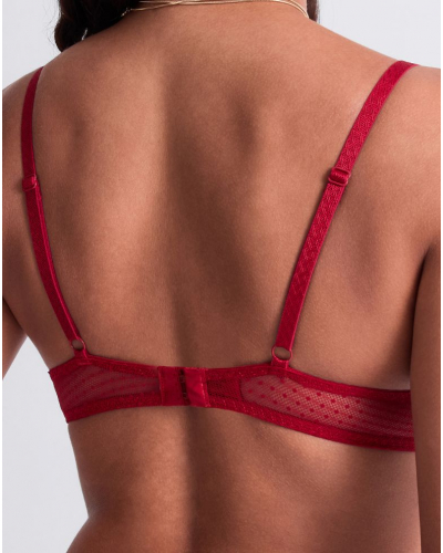 Soutien-gorge triangle ultra plunge Aubade Mystery Of Love (Cherry)