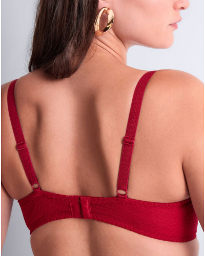 Soutien-gorge triangle ultra plunge Aubade Mystery Of Love (Cherry)