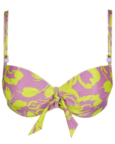 Balcony bikini top with foam cup Marie Jo Swim Chalia (Luminous Lines)