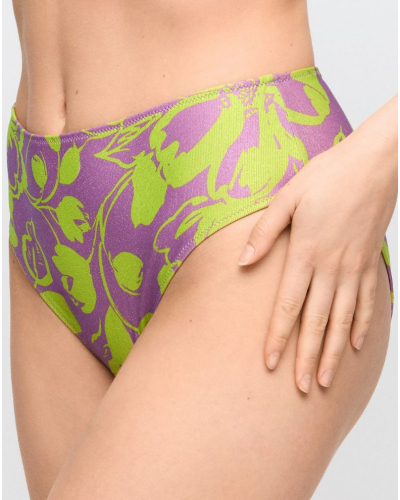 Slip de bain taille haute Marie Jo Bain Chalia (Luminous Lines)