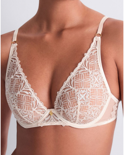 Soutien-gorge triangle armatures Aubade Iconic Calypso (Dune)