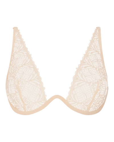 Triangle bra with single underwire Aubade Iconic Calypso (Dune)