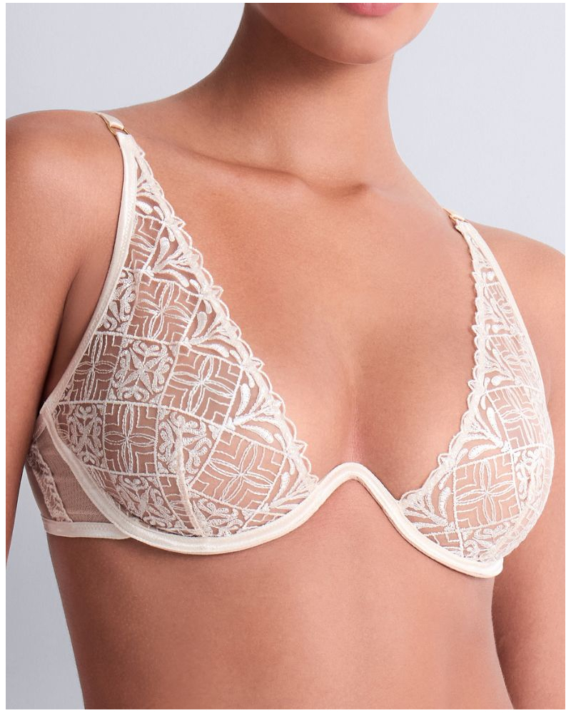 Soutien-gorge triangle mono-armature Aubade Iconic Calypso (Dune)