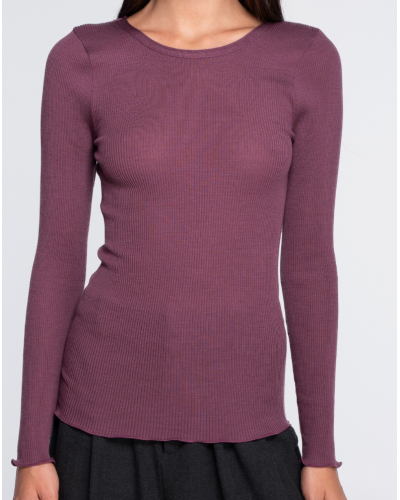 Camiseta Manga Larga lana y seda Oscalito 3446R (Agata)