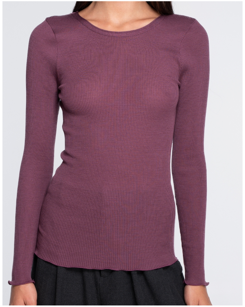 Maillot de corps col rond laine et soie Oscalito 3446R (Agata)