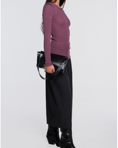 Round Collar Top wool and silk Oscalito 3446R (Agata)