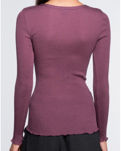 Camiseta Manga Larga lana y seda Oscalito 3446R (Agata)