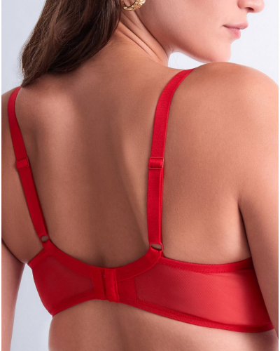 Sujetador triangulo con aros Aubade Sheer Emotion (Diva Red)