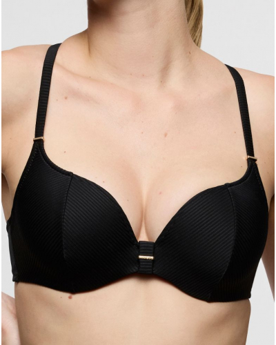Soutien-gorge de bain forme cœur à coque Marie Jo Bain Cassie (Noir)