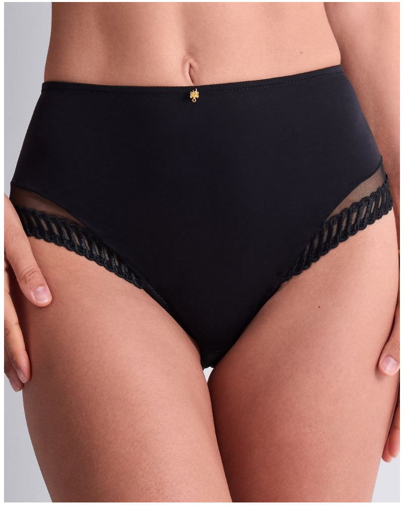 Braga cintura alta Aubade Sheer Emotion (Negro)