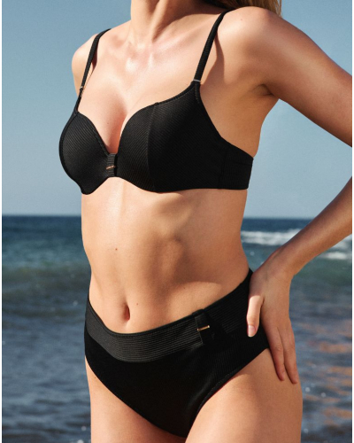 Culotte de bain taille haute Marie Jo Bain Cassie (Noir)