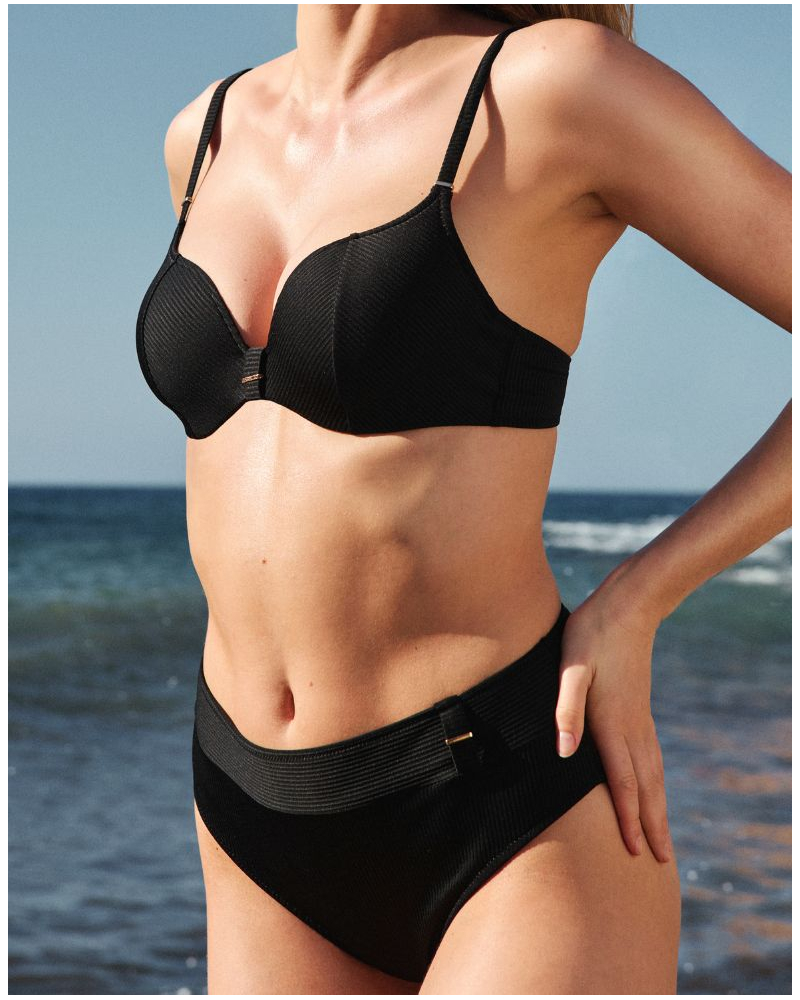 Maillot De Bain Une Pièce Marie Jo - Taille S, Noir, Triangle, Neuf Avec étiquettes