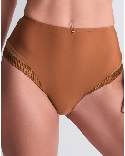 Culotte taille haute Aubade Sheer Emotion (Honey)