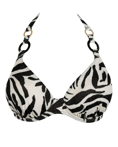 Soutien-gorge de bain plongeant à demi-coques Prima Donna Swim Dalice (Sauvage Shine)