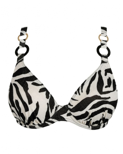 Soutien-gorge de bain plongeant à demi-coques Prima Donna Swim Dalice (Sauvage Shine)