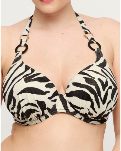 PrimaDonna Swim Dalice Plunge Half-Cup Swimsuit Top (Sauvage Shine)