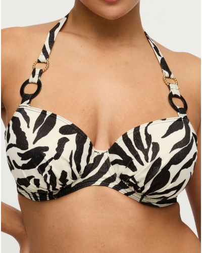 Sujetador de baño con copa completa Prima Donna Swim Dalice (Sauvage Shine)