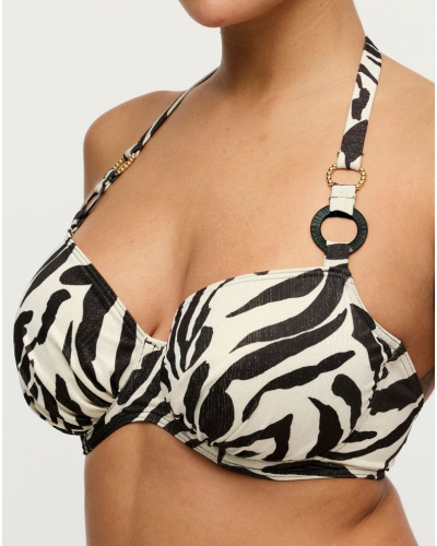 Sujetador de baño con copa completa Prima Donna Swim Dalice (Sauvage Shine)