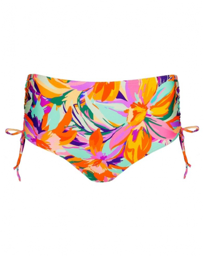 Braga de baño alta con cordones laterales Prima Donna Swim Varadeo (Bright Tropics)