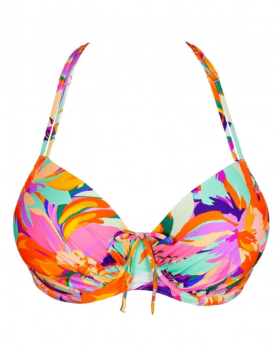 Sujetador de baño balconet con copa Prima Donna Swim Varadeo (Bright Tropics)