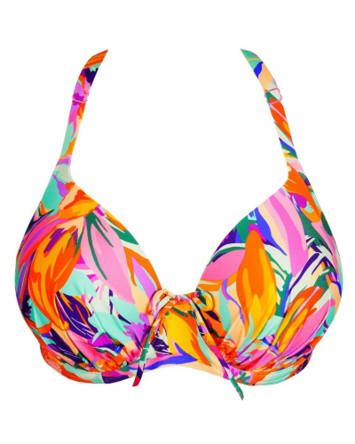 Sujetador de baño con copa con forma de corazón Prima Donna Swim Varadeo (Bright Tropics)