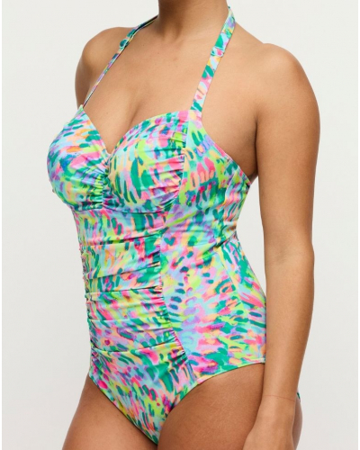 Bañador de una pieza con sujeción total Prima Donna Swim Douala (Impressionist Summer)