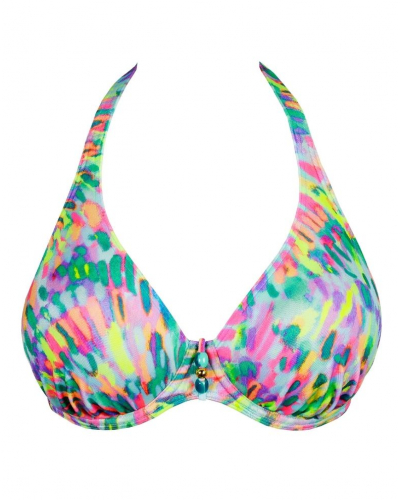 Prima Donna Swim Douala Half-Padded Plunge Bikini Top (Impressionist Summer)