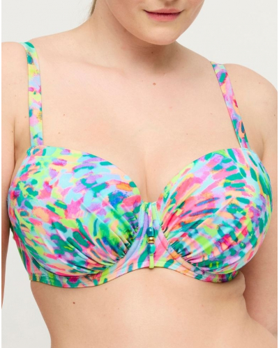 Prima Donna Bain Douala Padded Balcony Bikini Top (Impressionist Summer)