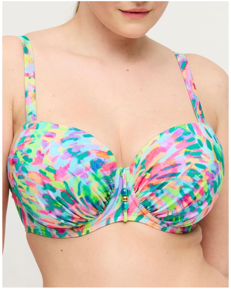 Soutien-gorge de bain balconnet coque Prima Donna Bain Douala (Impressionist Summer)