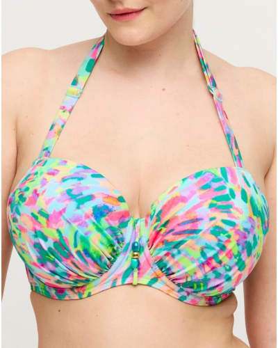 Soutien-gorge de bain balconnet coque Prima Donna Bain Douala (Impressionist Summer)