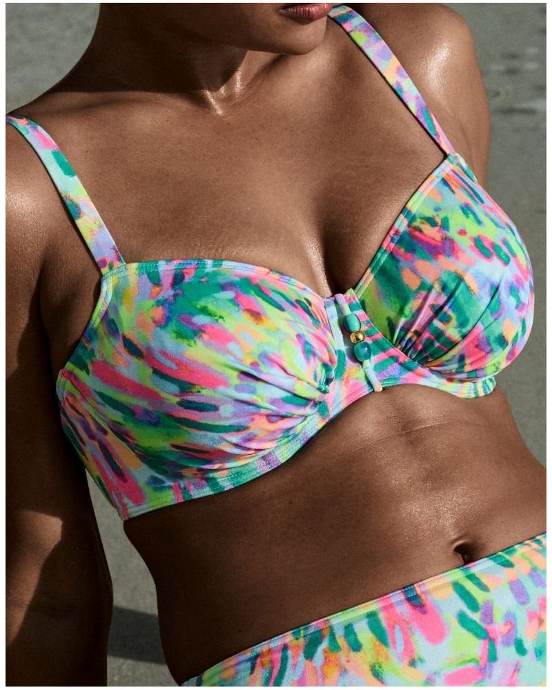 Soutien-gorge de bain emboitant Prima Donna Swim Douala (Impressionist Summer)