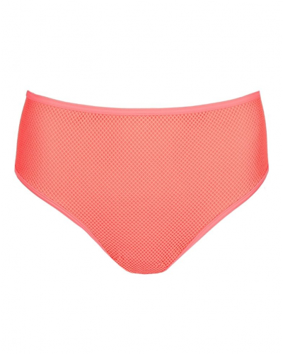Braguita de bikini de talle alto Prima Donna Swim Rivas (Neon Fiesta)