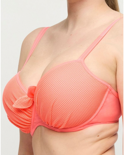 Soutien-gorge de bain balconnet coque Prima Donna Swim Rivas (Neon Fiesta)