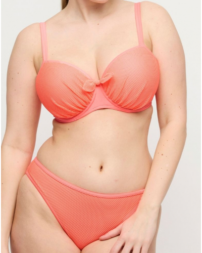 Prima Donna Swim Rivas Padded Balcony Bikini Top (Neon Fiesta)