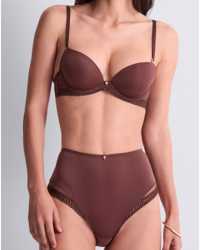 Culotte taille haute Aubade Sheer Emotion (Sepia)