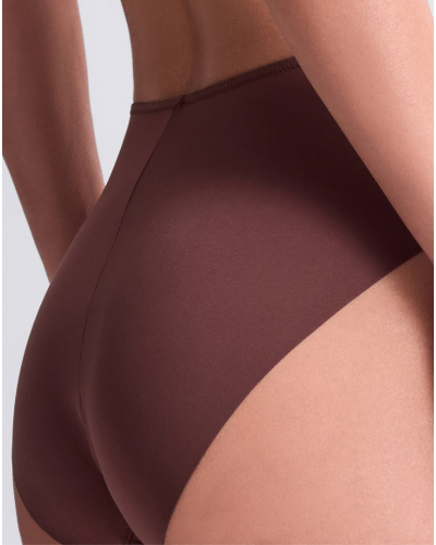 Culotte taille haute Aubade Sheer Emotion (Sepia)