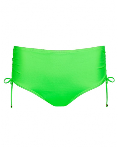 Braguita de bikini de talle alto con cordones Prima Donna Swim Pilon (Neon Lime)