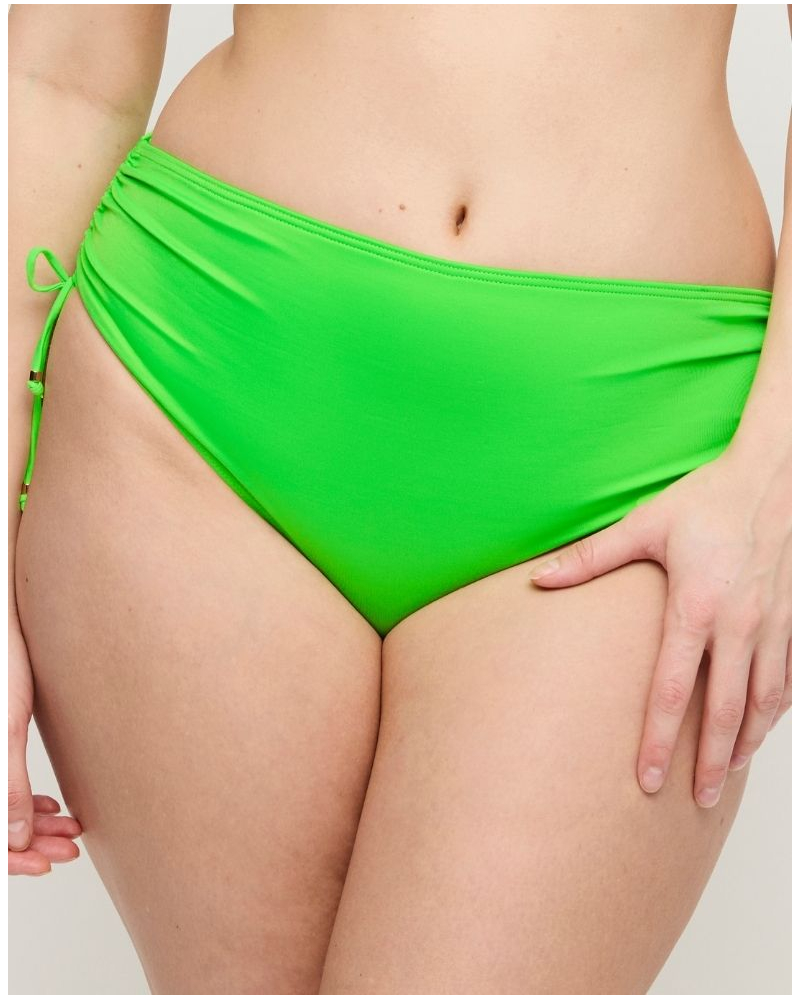 Braguita de bikini de talle alto con cordones Prima Donna Swim Pilon (Neon Lime)