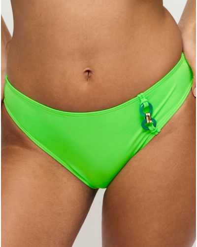 Prima Donna Swim Pilon Brazilian Bikini Bottom (Neon Lime)