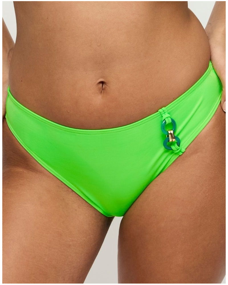 Slip de bain brésilien Prima Donna Swim Pilon (Neon Lime)