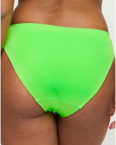 Prima Donna Swim Pilon Brazilian Bikini Bottom (Neon Lime)