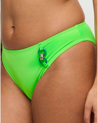 Slip de bain brésilien Prima Donna Swim Pilon (Neon Lime)