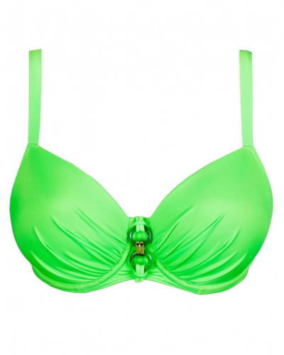 Sujetador de bikini balconette con foam Prima Donna Swim Pilon (Neon Lime)