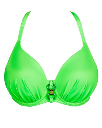 Soutien-gorge de bain coque forme cœur Prima Donna Swim Pilon (Neon Lime)