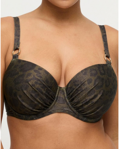 Soutien-gorge de bain balconnet coque Prima Donna Swim Ratjada (Jungle Jaguar)