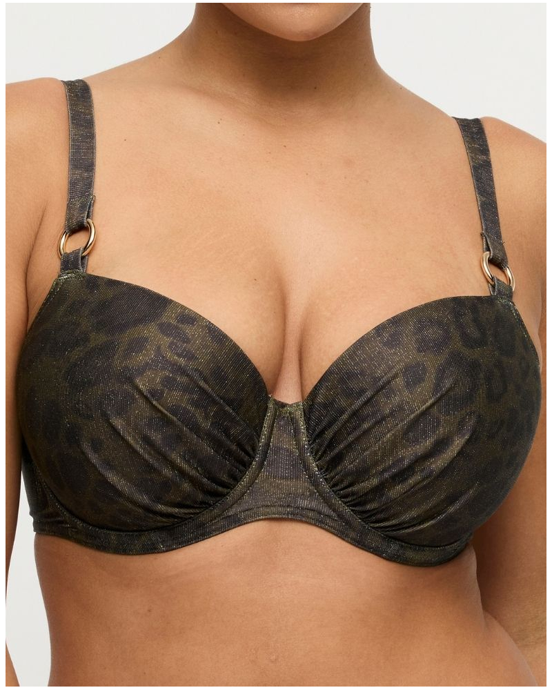 Soutien-gorge de bain balconnet coque Prima Donna Swim Ratjada (Jungle Jaguar)