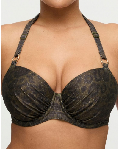 Padded balcony bath bra Prima Donna Swim Ratjada (Jungle Jaguar)