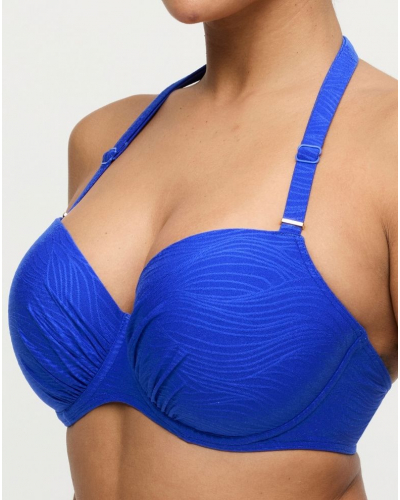 Soutien-gorge de bain balconnet coque Prima Donna Swim Mantas (Electric Blue)